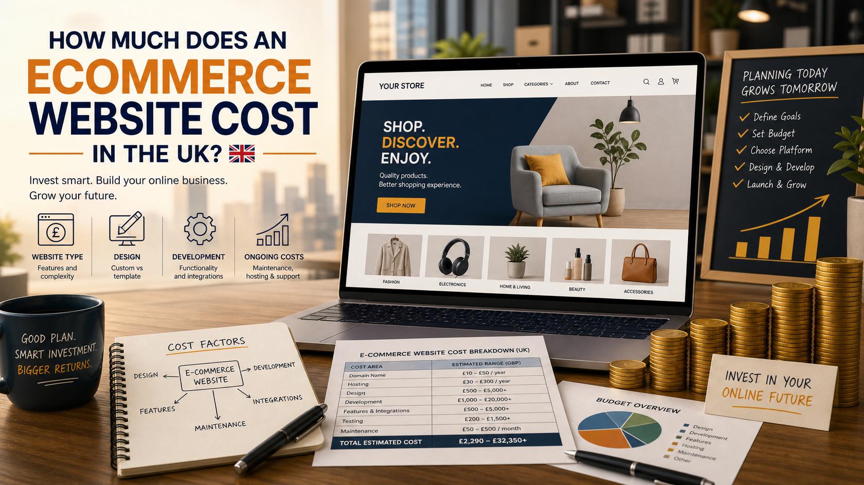 How Much Does an Ecommerce Website Cost in the UK?