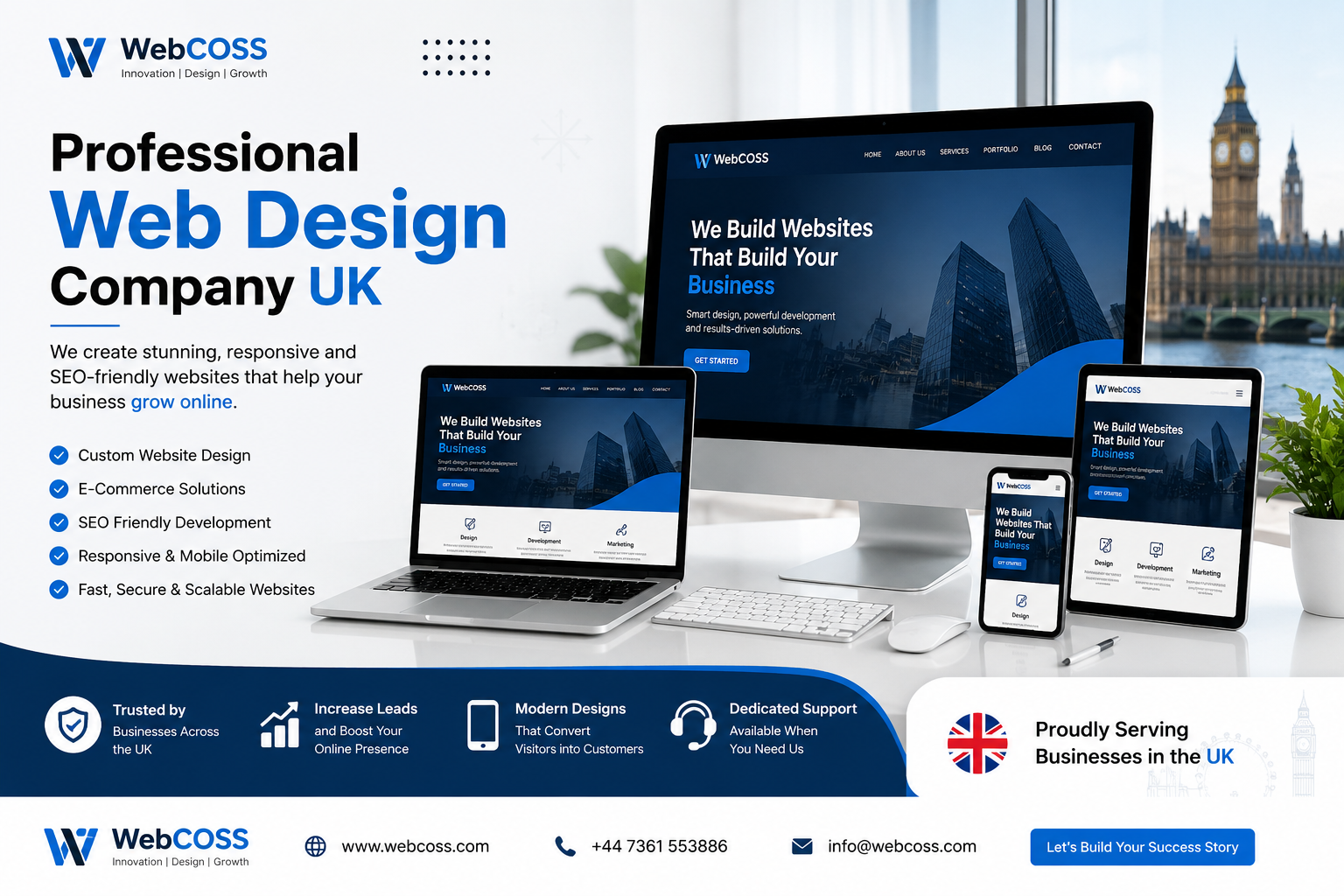 Web Design Company UK by WebCOSS